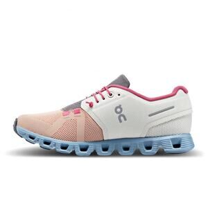 On Women’s Cloud 5 Sneakers Ice/Prairie Pink Size 10.5 New